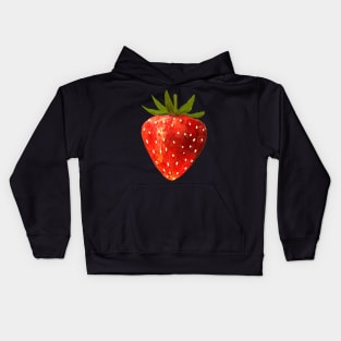 Sweet red strawberry Kids Hoodie